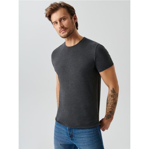 Sinsay - Koszulka - szary ze sklepu Sinsay w kategorii T-shirty męskie - zdjęcie 167782092
