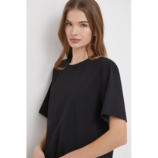 Sisley t-shirt damski kolor czarny ze sklepu ANSWEAR.com w kategorii Bluzki damskie - zdjęcie 167784742