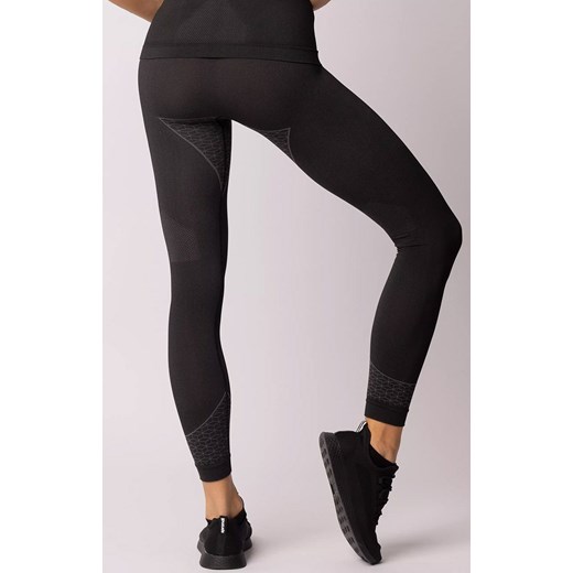 Legginsy damskie czarno-szare Breeze, Kolor czarno-szary, Rozmiar L, Spaio ze sklepu Intymna w kategorii Spodnie damskie - zdjęcie 167784804