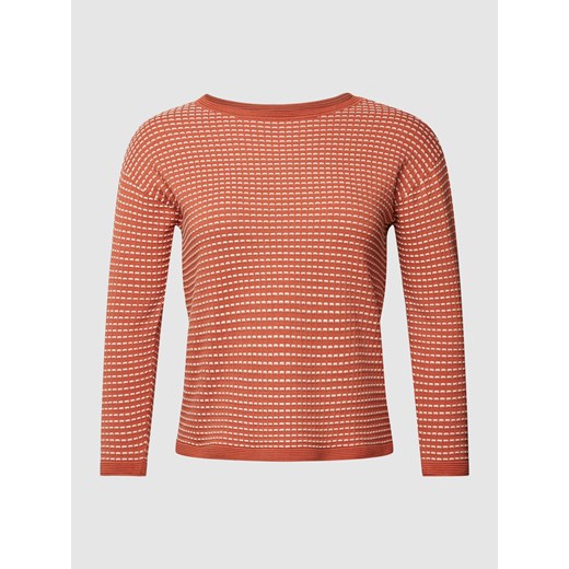 Sweter PLUS SIZE z dzianiny z fakturowanym wzorem ze sklepu Peek&Cloppenburg  w kategorii Swetry damskie - zdjęcie 167784880