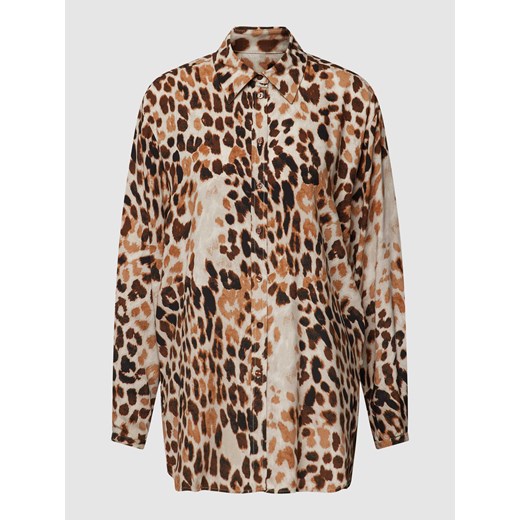 Bluzka ze zwierzęcym wzorem model ‘Leo HBK Loose Blouse’ ze sklepu Peek&Cloppenburg  w kategorii Koszule damskie - zdjęcie 167785250