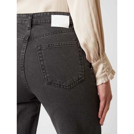 Jeansy z wysokim stanem o kroju straight fit z bawełny ekologicznej model Minimum 32 Peek&Cloppenburg 