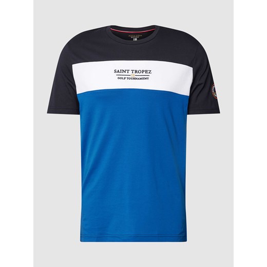 T-shirt z nadrukiem z logo ze sklepu Peek&Cloppenburg  w kategorii T-shirty męskie - zdjęcie 167789433