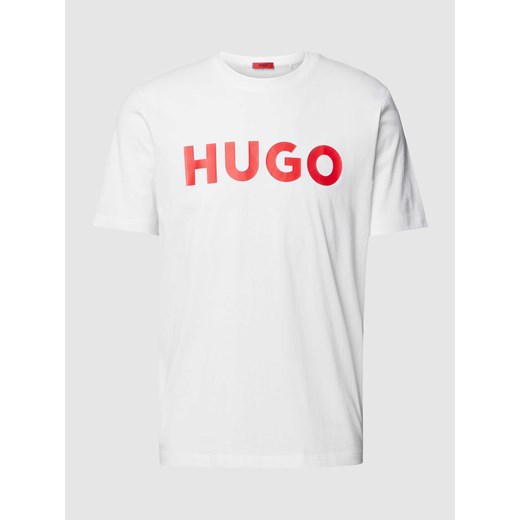 T-shirt z napisem z logo model ‘DULIVIO’ ze sklepu Peek&Cloppenburg  w kategorii T-shirty męskie - zdjęcie 167789771