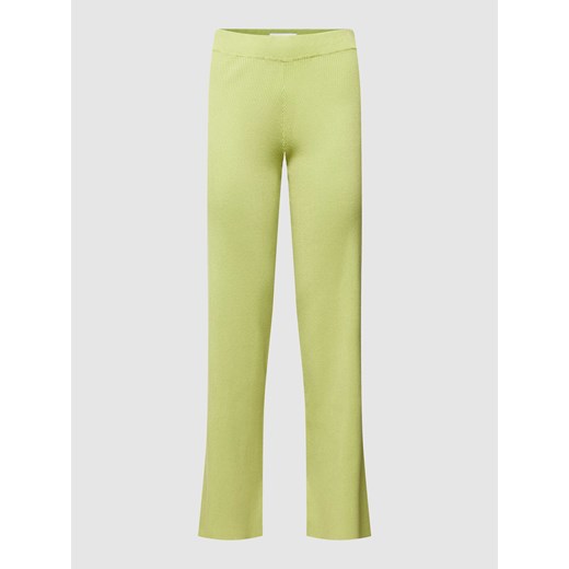 Spodnie z efektem prążkowania model ‘Talima’ ze sklepu Peek&Cloppenburg  w kategorii Spodnie damskie - zdjęcie 167789884