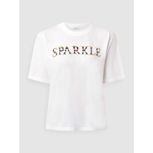 T-shirt z napisem ze sklepu Peek&Cloppenburg  w kategorii Bluzki damskie - zdjęcie 167790162