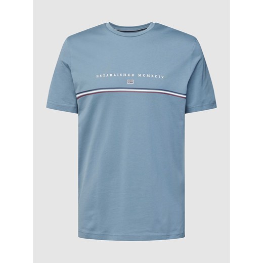 T-shirt z detalem z logo ze sklepu Peek&Cloppenburg  w kategorii T-shirty męskie - zdjęcie 167791051