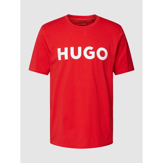 T-shirt z napisem z logo model ‘DULIVIO’ ze sklepu Peek&Cloppenburg  w kategorii T-shirty męskie - zdjęcie 167791071