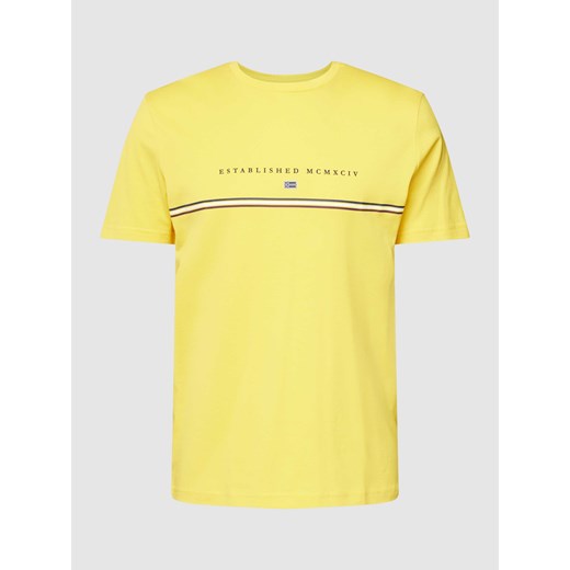 T-shirt z detalem z logo ze sklepu Peek&Cloppenburg  w kategorii T-shirty męskie - zdjęcie 167791613