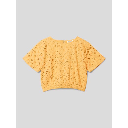 Bluzka z ażurowym wzorem ze sklepu Peek&Cloppenburg  w kategorii Bluzki dziewczęce - zdjęcie 167791873