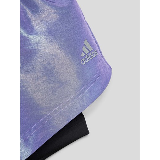 Szorty z dzianiny dresowej z detalem z logo z efektem metalicznym Adidas Sportswear 152 Peek&Cloppenburg 