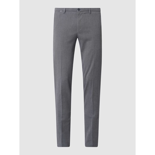 Spodnie materiałowe o kroju slim fit z dodatkiem streczu model ‘CiBrody’ ze sklepu Peek&Cloppenburg  w kategorii Spodnie męskie - zdjęcie 167792212