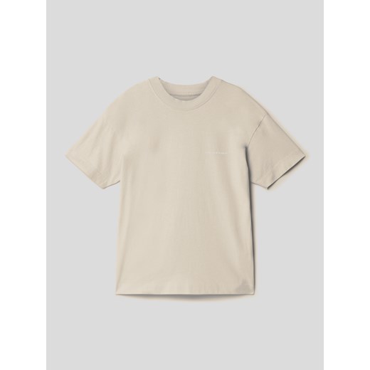 T-shirt z prążkowanym,okrągłym dekoltem model ‘JORDUST’ ze sklepu Peek&Cloppenburg  w kategorii T-shirty chłopięce - zdjęcie 167792300