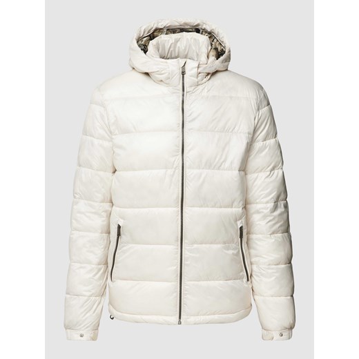 Kurtka pikowana z logo na całej powierzchni model ‘SUPER LIGHT PUFFA JKT’ Guess M Peek&Cloppenburg 