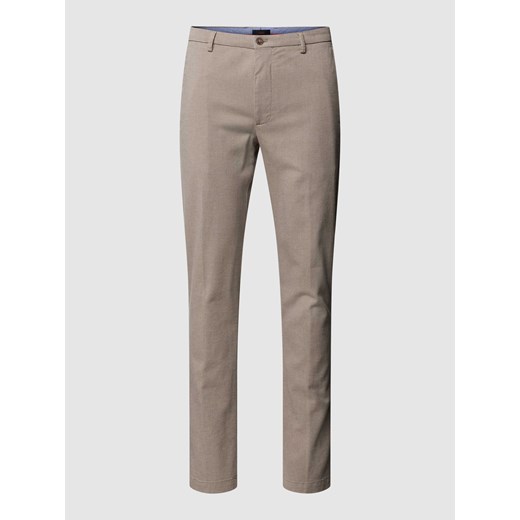 Spodnie materiałowe o kroju slim fit z dodatkiem streczu model ‘CiBrody’ ze sklepu Peek&Cloppenburg  w kategorii Spodnie męskie - zdjęcie 167792952