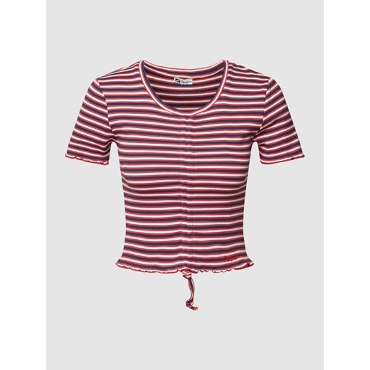 T-shirt krótki ze wzorem w paski model ‘CODY’ ze sklepu Peek&Cloppenburg  w kategorii Bluzki damskie - zdjęcie 167793104