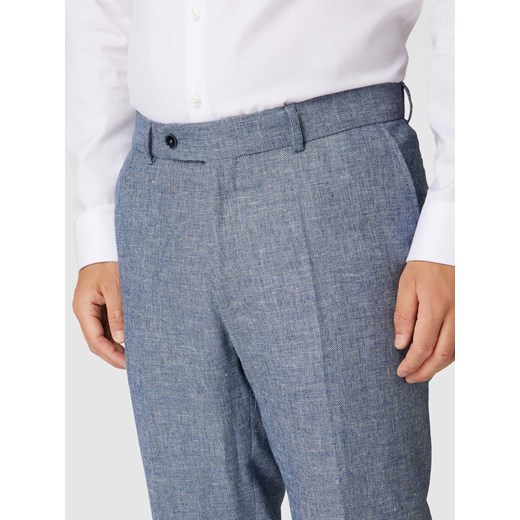 Spodnie do garnituru z delikatnym tkanym wzorem model ‘Shiver’ Carl Gross 54 promocja Peek&Cloppenburg 