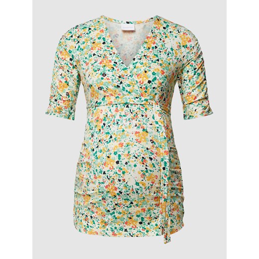 T-shirt ciążowy z kwiatowym wzorem model ‘Pilar Honni Tess’ L Peek&Cloppenburg  promocyjna cena