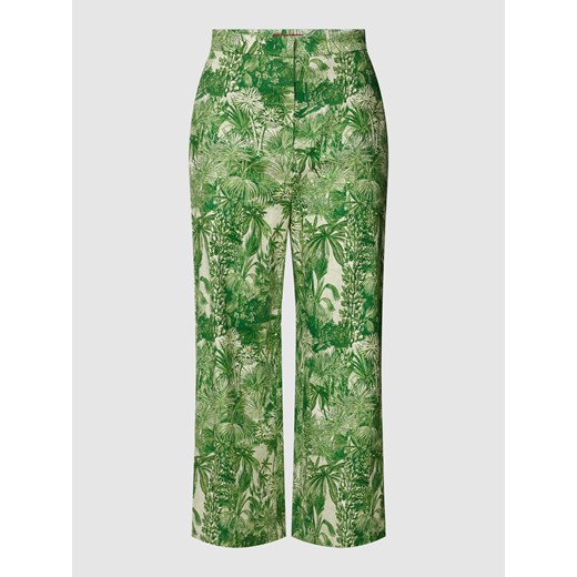 Spodnie ze wzorem na całej powierzchni model ‘CALERNO’ ze sklepu Peek&Cloppenburg  w kategorii Spodnie damskie - zdjęcie 167793781