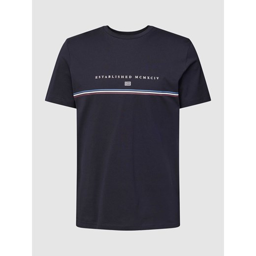 T-shirt z detalem z logo ze sklepu Peek&Cloppenburg  w kategorii T-shirty męskie - zdjęcie 167793894