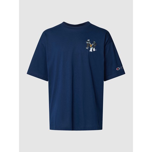 T-shirt z nadrukiem ze sloganem ze sklepu Peek&Cloppenburg  w kategorii T-shirty męskie - zdjęcie 167794722
