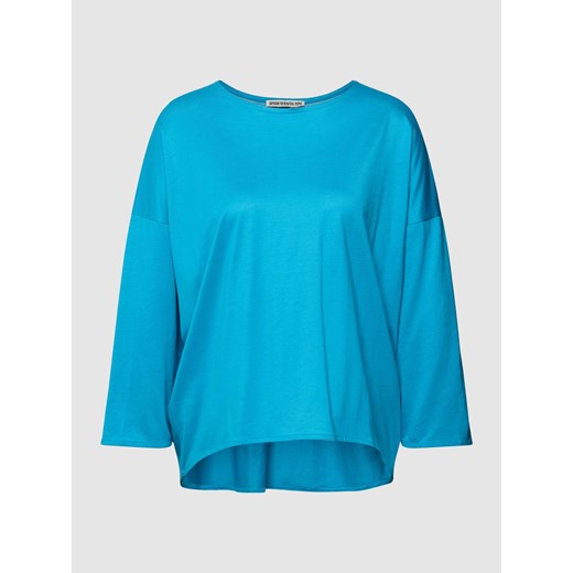 Bluzka z długim rękawem i prążkowanym,okrągłym dekoltem model ‘KIRLA’ ze sklepu Peek&Cloppenburg  w kategorii Bluzki damskie - zdjęcie 167794961