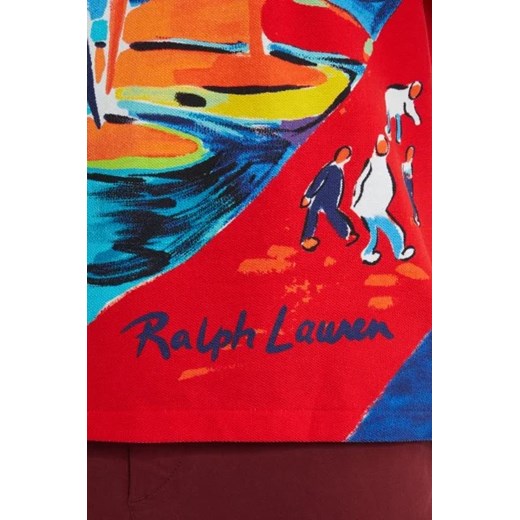 T-shirt męski Polo Ralph Lauren wielokolorowy z krótkim rękawem 