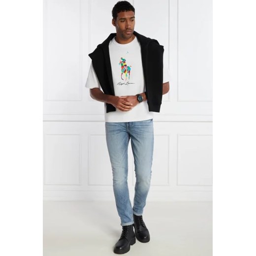 T-shirt męski Polo Ralph Lauren z krótkim rękawem biały