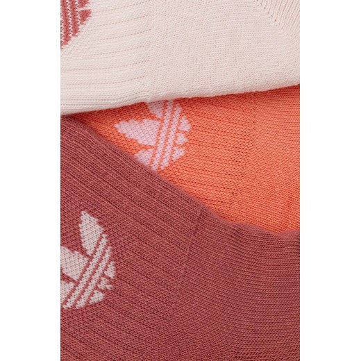 adidas Originals skarpetki 3-pack kolor różowy S ANSWEAR.com