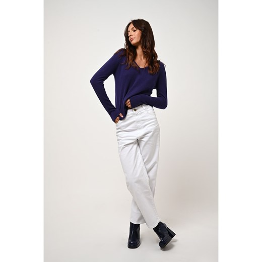 AUTHENTIC CASHMERE Kaszmirowy sweter &quot;Galise&quot; w kolorze fioletowym ze sklepu Limango Polska w kategorii Swetry damskie - zdjęcie 167801590