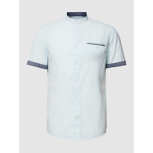 Koszula casualowa ze stójką model ‘slubyarn’ ze sklepu Peek&Cloppenburg  w kategorii Koszule męskie - zdjęcie 167808002