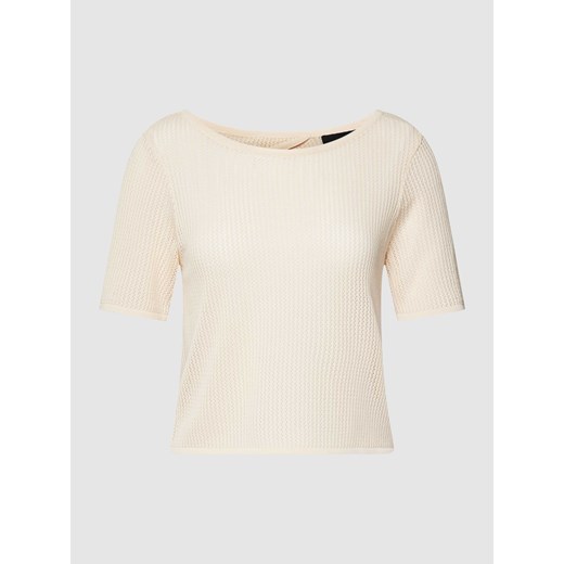 T-shirt z rękawami z falbanami model ‘BEACHY’ ze sklepu Peek&Cloppenburg  w kategorii Bluzki damskie - zdjęcie 167808222