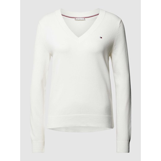 Sweter o normalnym kroju w jednolitym kolorze ze sklepu Peek&Cloppenburg  w kategorii Swetry damskie - zdjęcie 167808803