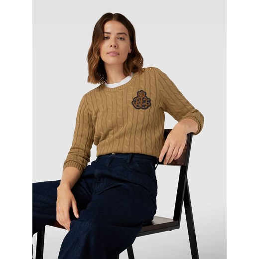Ralph Lauren sweter damski z okrągłym dekoltem 