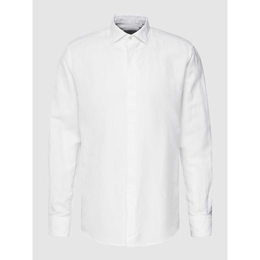 Koszula smokingowa o kroju regular fit z mieszanki lnu ze sklepu Peek&Cloppenburg  w kategorii Koszule męskie - zdjęcie 167809652