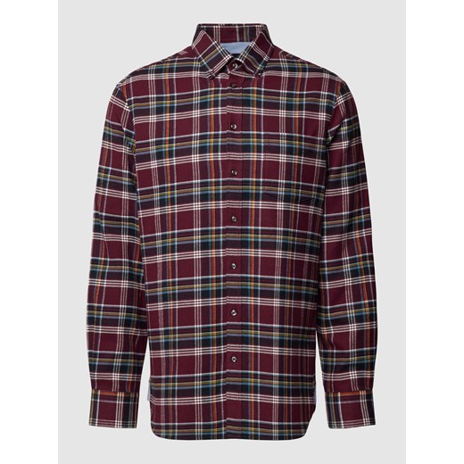 Koszula casualowa o kroju regular fit ze wzorem w kratę ze sklepu Peek&Cloppenburg  w kategorii Koszule męskie - zdjęcie 167810451