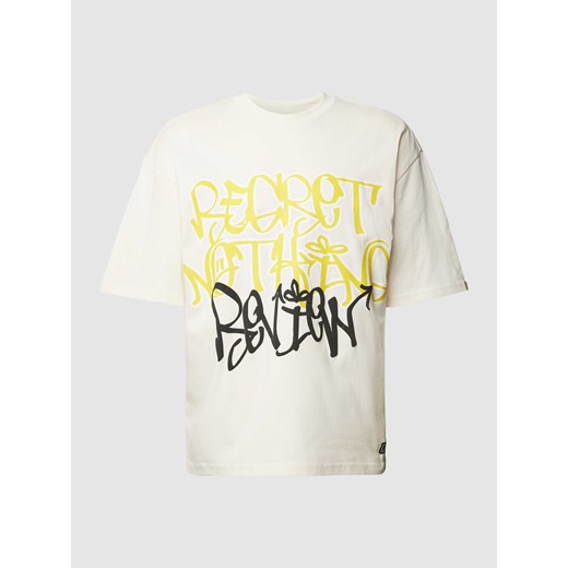 T-shirt o kroju oversized z nadrukiem w stylu graffiti Review L okazja Peek&Cloppenburg 