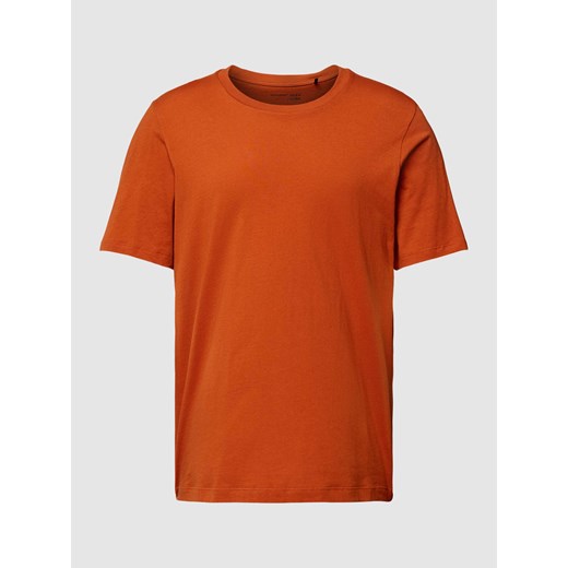 T-shirt męski Schiesser pomarańczowa na wiosnę 
