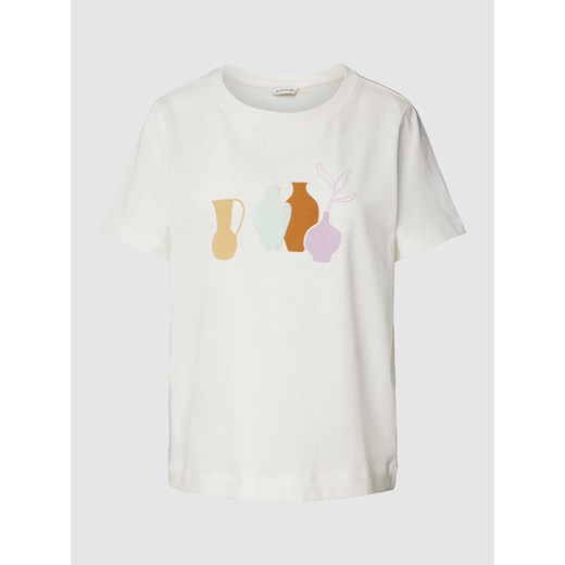T-shirt z nadrukowanym motywem ze sklepu Peek&Cloppenburg  w kategorii Bluzki damskie - zdjęcie 167812341