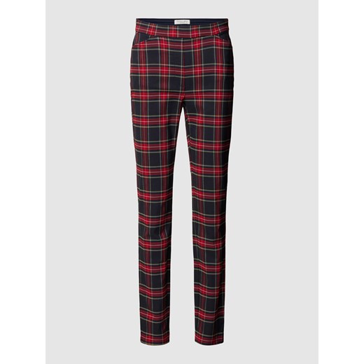 Spodnie ze wzorem w kratę glencheck ze sklepu Peek&Cloppenburg  w kategorii Spodnie damskie - zdjęcie 167812710