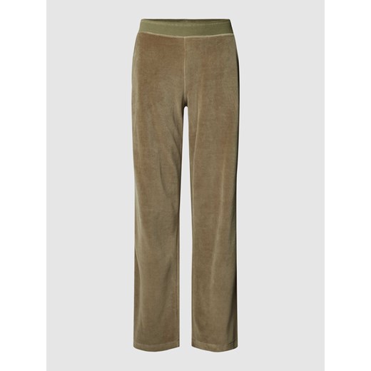 Spodnie o rozkloszowanym kroju z elastycznym pasem ze sklepu Peek&Cloppenburg  w kategorii Spodnie damskie - zdjęcie 167813090