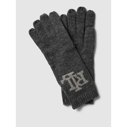 Rękawiczki z nadrukiem z logo One Size wyprzedaż Peek&Cloppenburg 
