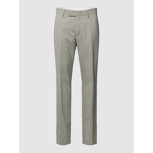 Spodnie z zakładkami w pasie i wpuszczanymi kieszeniami w stylu francuskim model ‘Tenuta’ ze sklepu Peek&Cloppenburg  w kategorii Spodnie męskie - zdjęcie 167813313