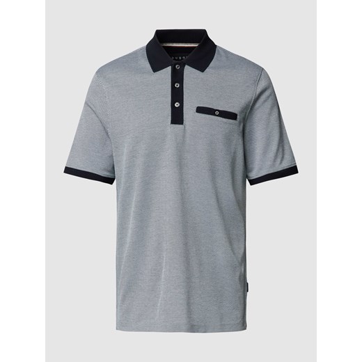 Koszulka polo z obszyciem w kontrastowym kolorze ze sklepu Peek&Cloppenburg  w kategorii T-shirty męskie - zdjęcie 167813452