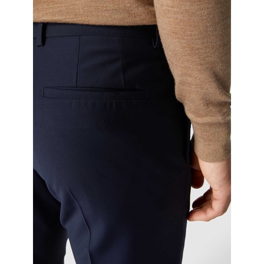 Spodnie do garnituru o kroju slim fit z dodatkiem streczu ‘Flex Cross’ Strellson 106 okazja Peek&Cloppenburg 
