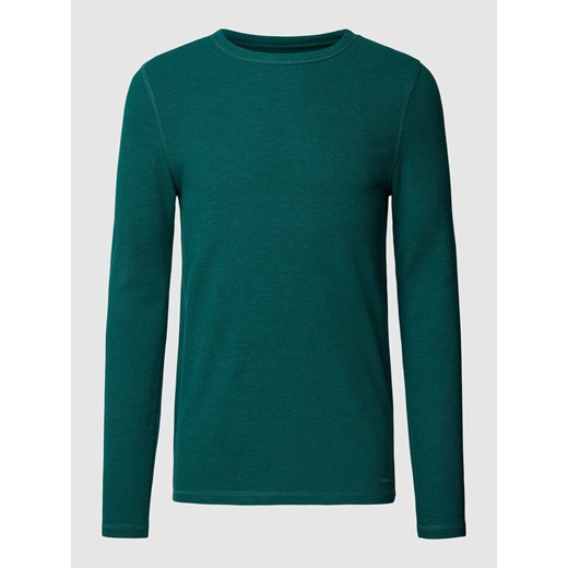 Bluzka z długim rękawem i nadrukiem z logo ze sklepu Peek&Cloppenburg  w kategorii T-shirty męskie - zdjęcie 167815030