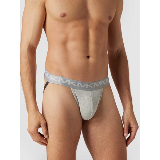 Jockstrapy z paskiem z logo w zestawie 3 szt. Michael Michael Kors L wyprzedaż Peek&Cloppenburg