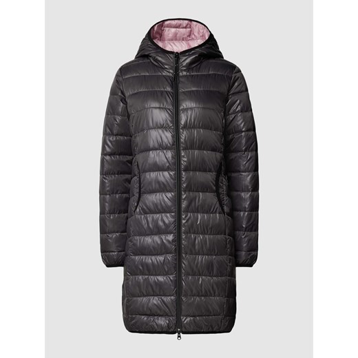 Płaszcz pikowany z kapturem ze sklepu Peek&Cloppenburg  w kategorii Płaszcze damskie - zdjęcie 167816233