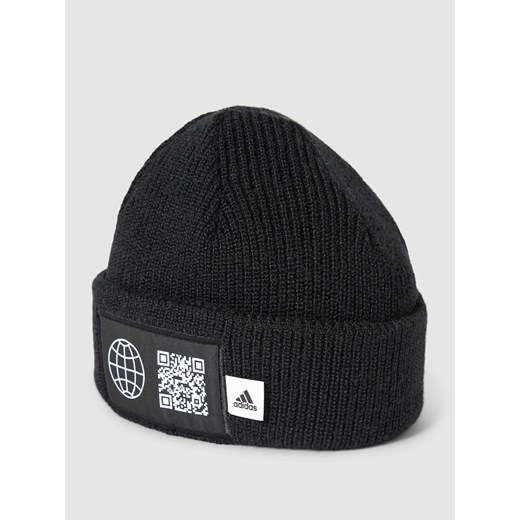 Czapka beanie z detalem z logo ze sklepu Peek&Cloppenburg  w kategorii Czapki zimowe męskie - zdjęcie 167816743