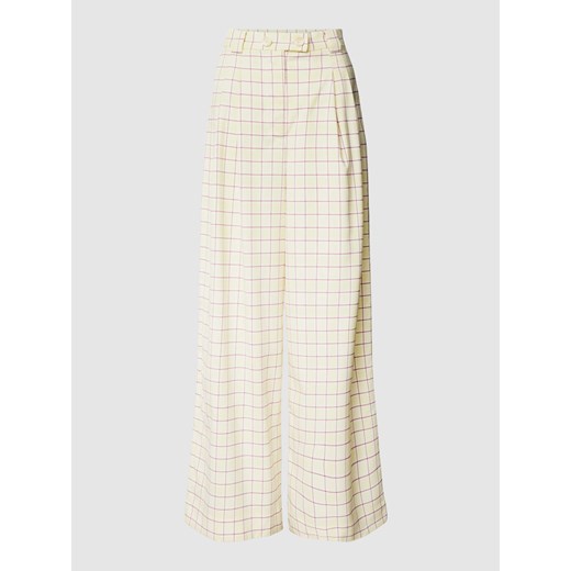 Spodnie ze wzorem w kratę model ‘Eline’ ze sklepu Peek&Cloppenburg  w kategorii Spodnie damskie - zdjęcie 167817380